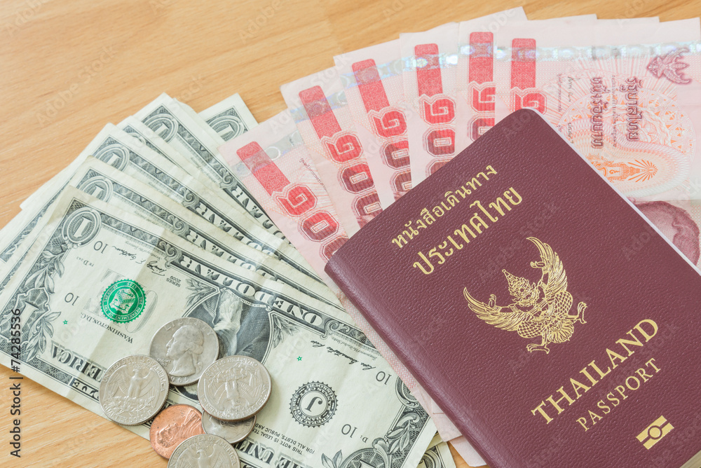 dollar baht bills and coins thai passport dollar baht bills and coins thai passport