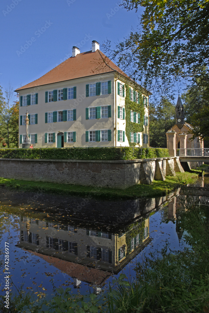 Wasserschloss in Unterwittelsbach bei Aichach