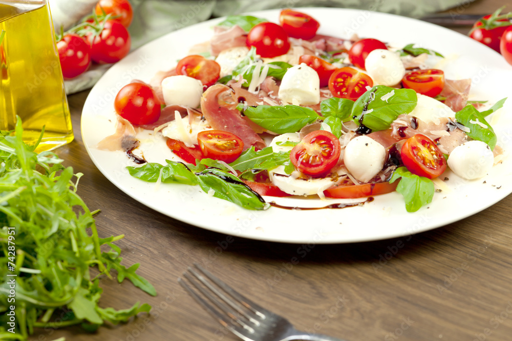 Mozzarella teller Mozzarella teller