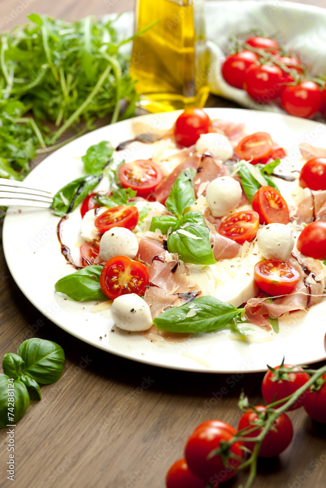 Mozzarella teller Mozzarella teller
