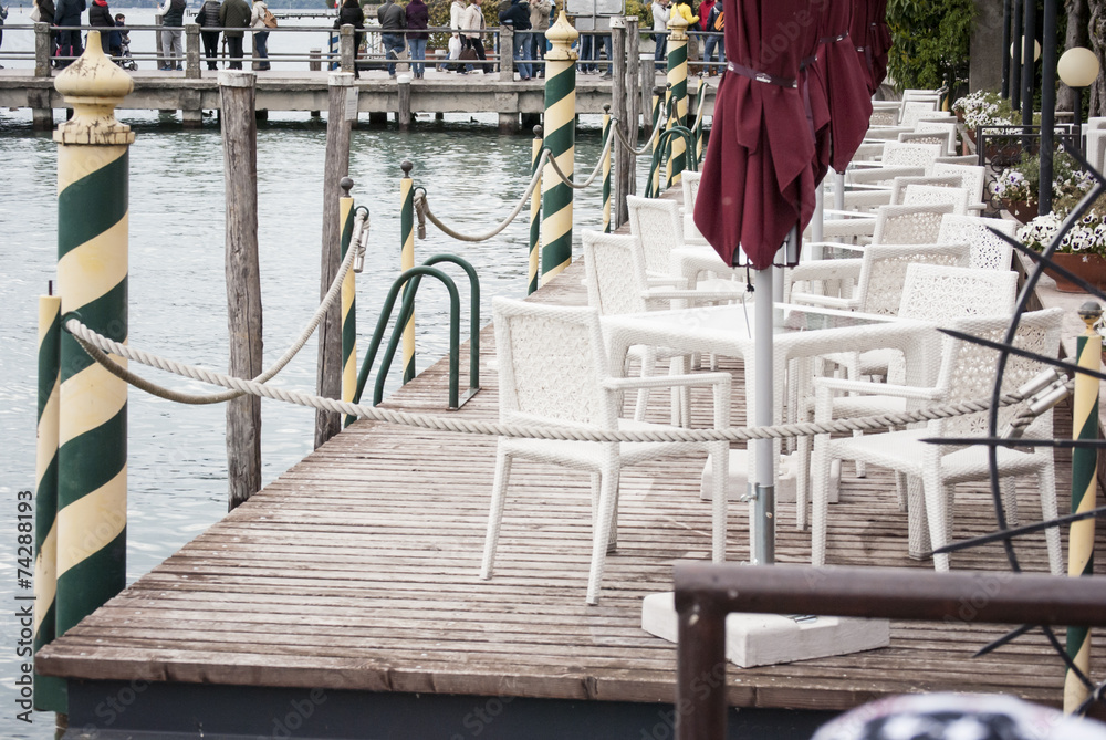 Naklejka premium Waterfront seats