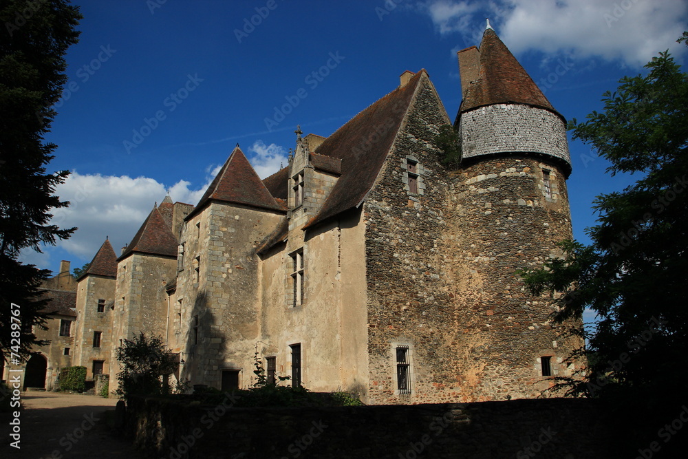 Culan castle (Cher/Berry/France)