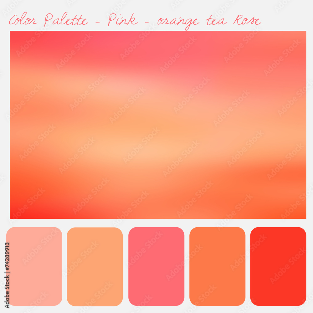 pinkish orange color