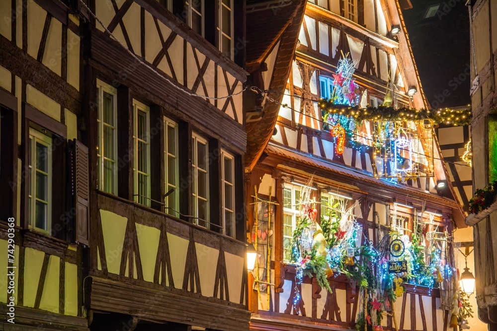 Fototapeta premium Marché de noël à Strasbourg, Alsace