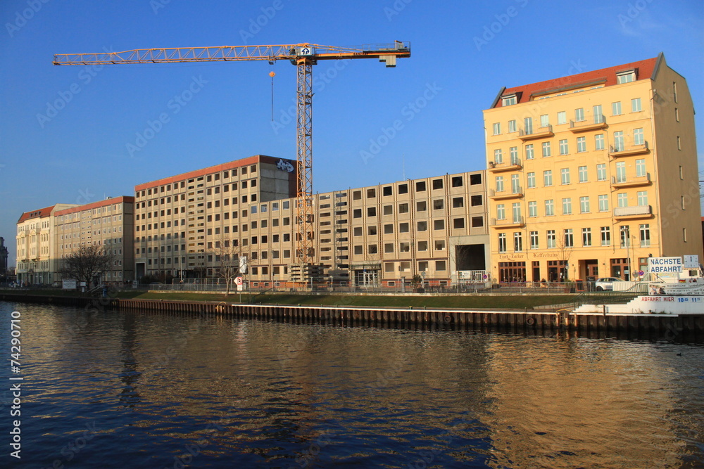 Abriss am Schiffbauerdamm in Berlin (12/ 2014)