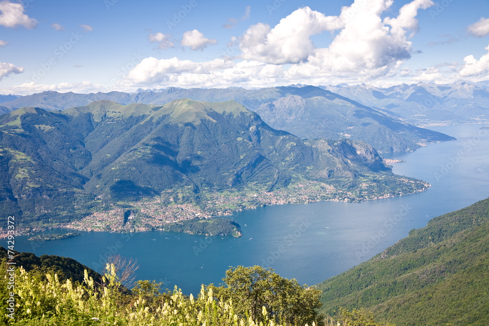 Lake Como landscape, Italy