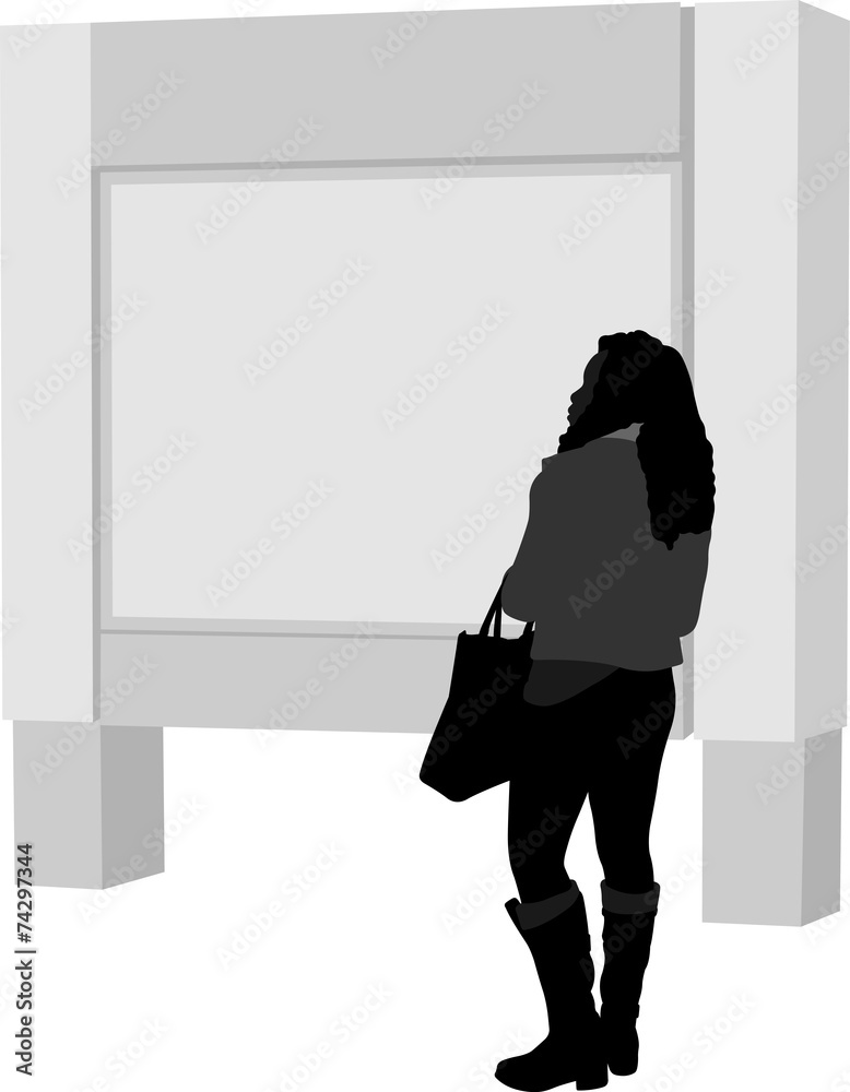 Fototapeta premium Meet by the Big Sign