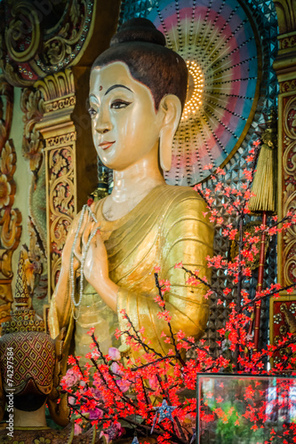 Fotografie Dhammikarama burmesischer Tempel