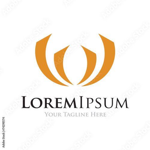 Great company award winning brand concept elements icon logo