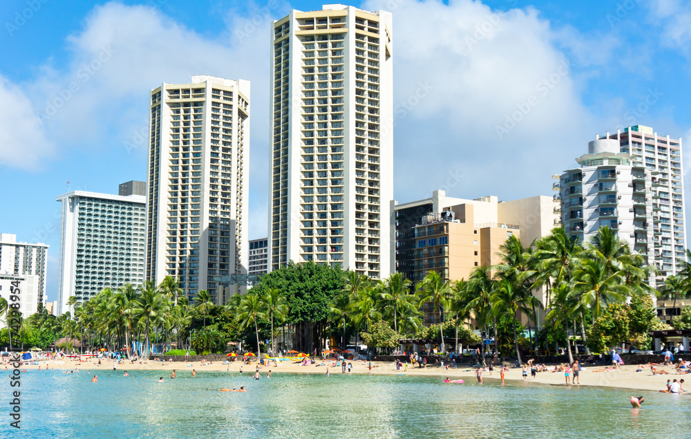 Beautiful view of Honolulu, Hawaii, United States Beautiful view of Honolulu, Hawaii, United States