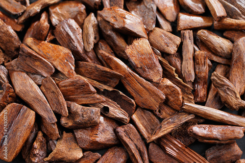 In most Arab countries bukhoor is the name given to wood chips photo