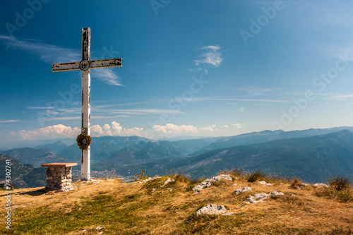 On the top of the mountain