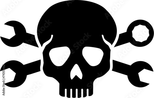 Mechanic Skull Wrench