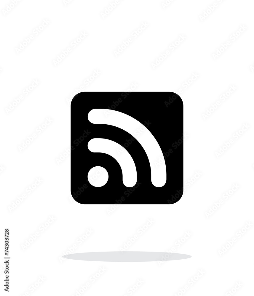 Broadcasting icon on white background. Broadcasting icon on white background.
