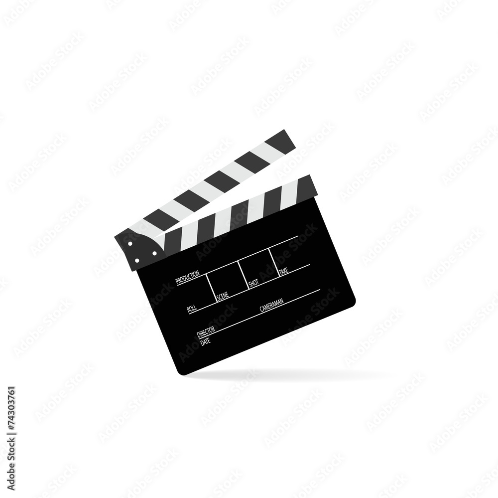 Fototapeta premium movie clapper