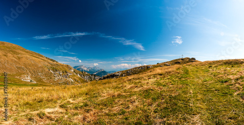 Dolomites mountain view