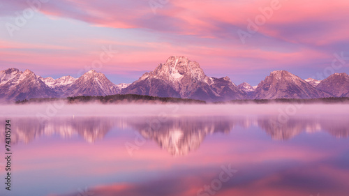 Grand Teton mountain  range, Jackson Lake