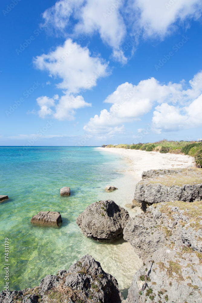 沖縄のビーチ・木綿原ビーチ