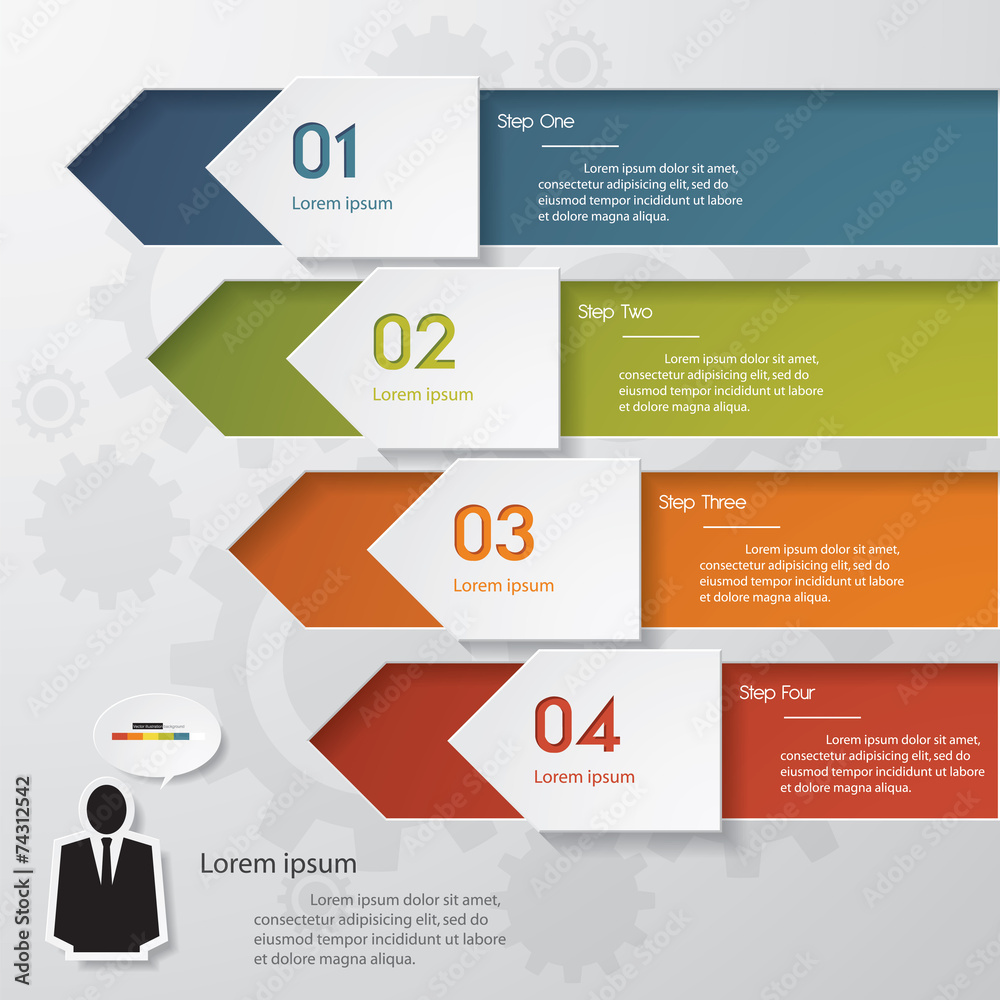 Design clean number banners template. Vector. Design clean number banners template. Vector.