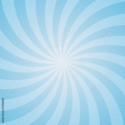 blue color circle swirl burst background. Vector illustration