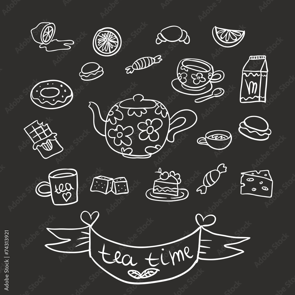 doodle Tea Party
