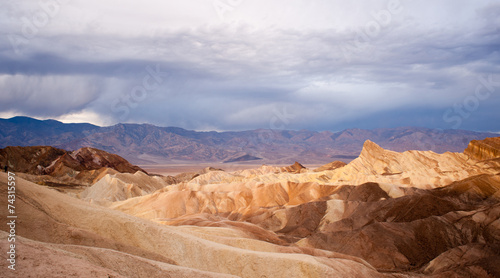 Sunrise Badlands Amargosa Mountain Range Death Valley Zabriske