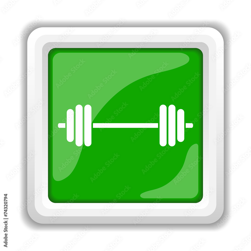 Obraz premium Weightlifting icon