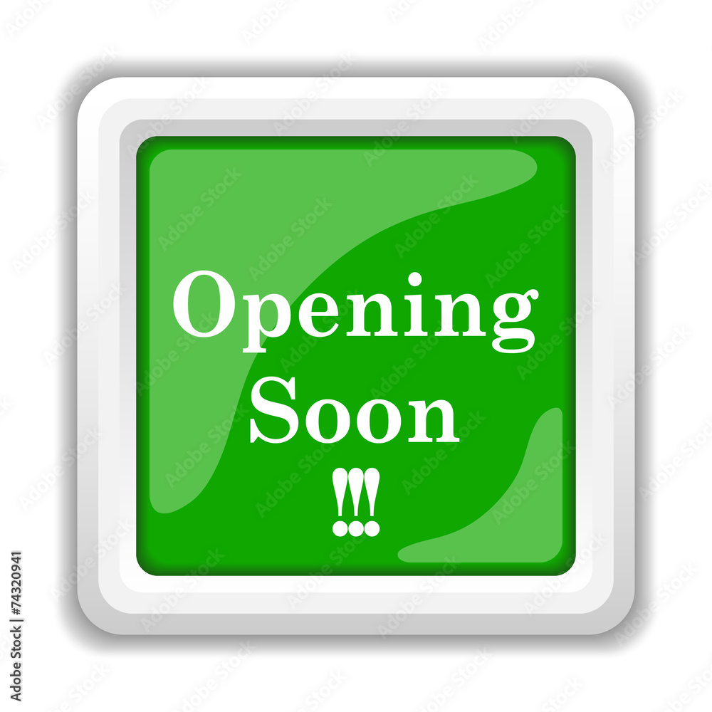 Fototapeta premium Opening soon icon