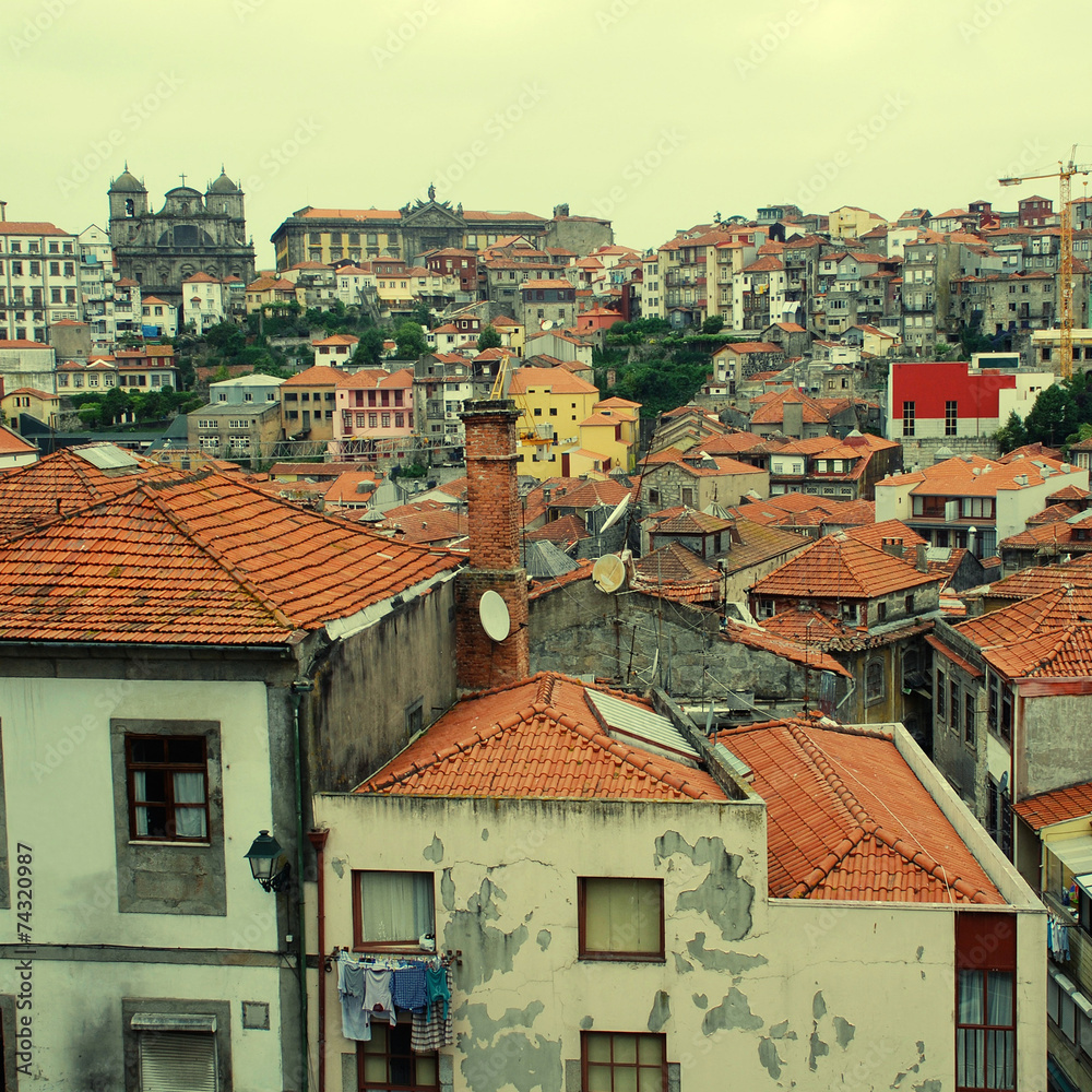 Ribeira in Porto, Portugal.