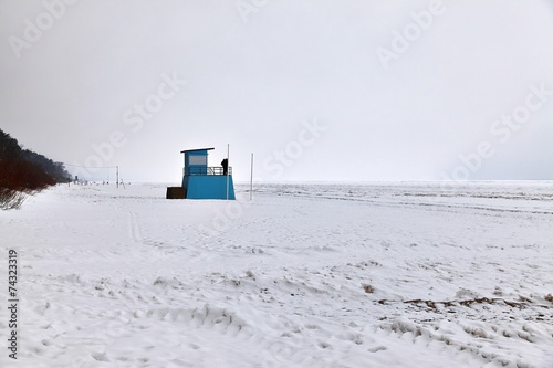 Frozen sea
