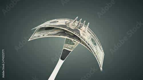 eating us dollar - concept of business success