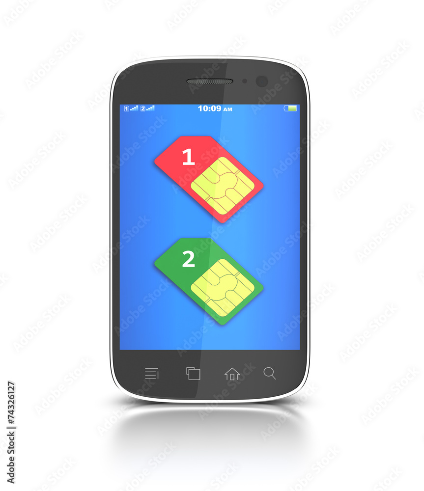 mobile phone on a white background. mobile phone on a white background.