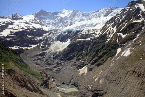 Fiescherhörner mit Grindelwaldgletscher