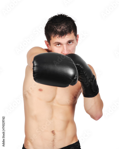 Young Boxer fighter