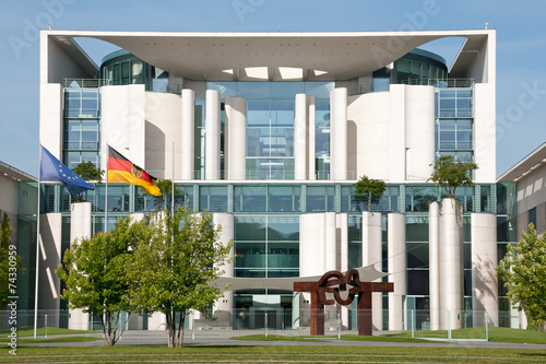 Obraz na płótnie Ansicht des Kanzleramtes in Berlin w salonie
