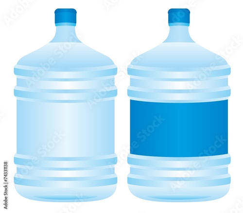 Plastic bottle of water Vector