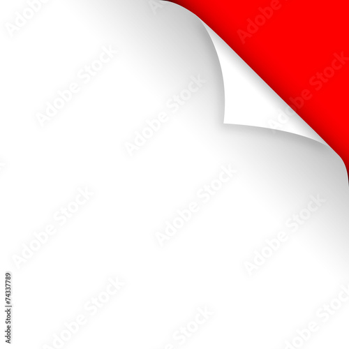 piega carta, foglio, angolo, piega