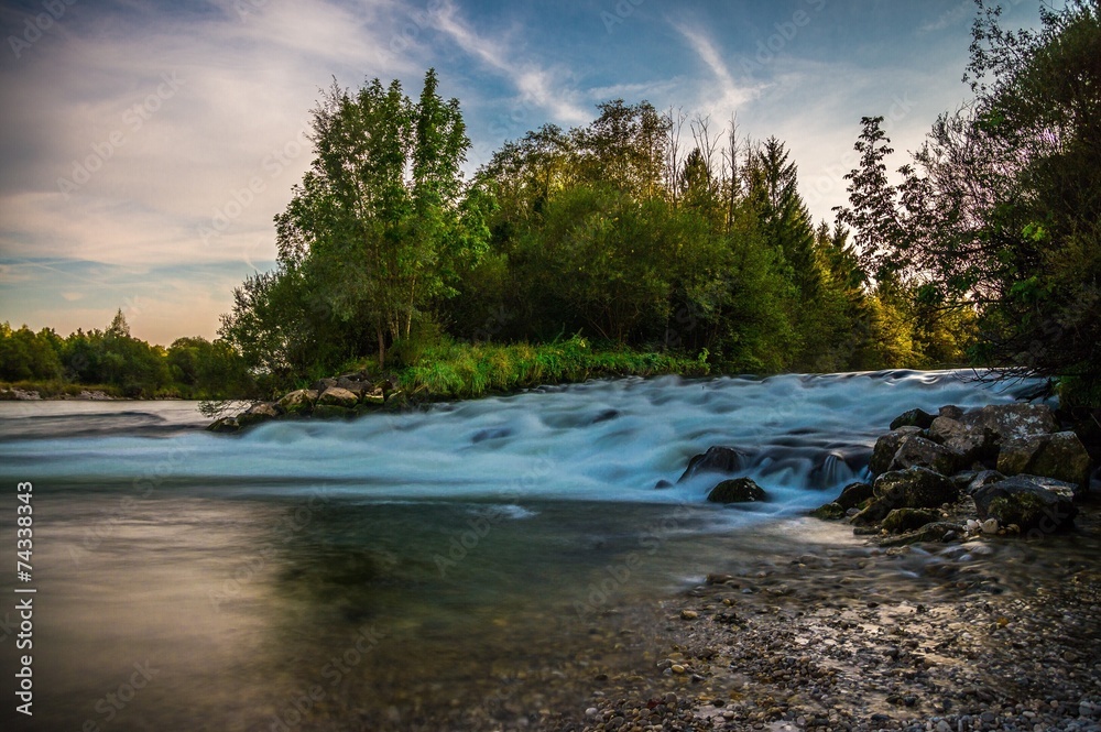 Mündung Loisach Isar bei Wolfratshausen Mündung Loisach Isar bei Wolfratshausen