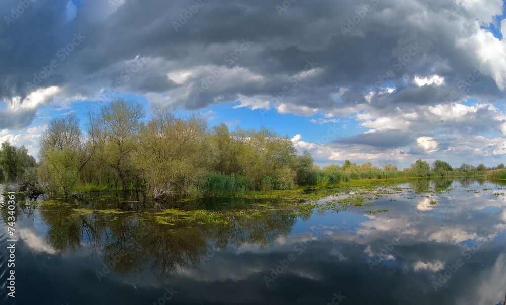 danube delta landscape