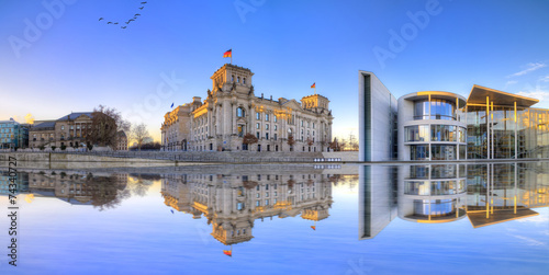 Berliner Reichstag als Panoramafoto