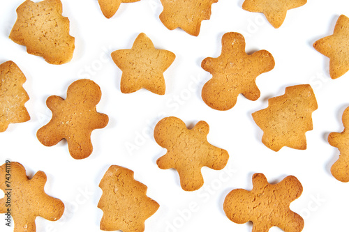 Christmas cookies isolated