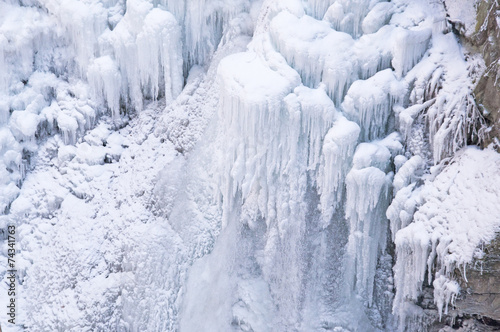 frozen waterfall