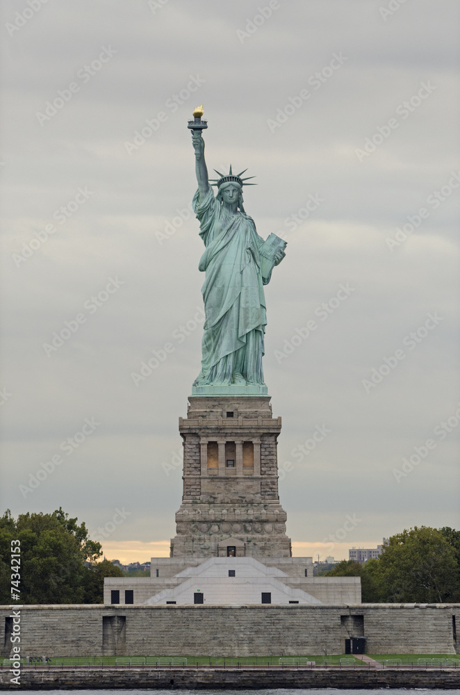Obraz premium New York - Freiheitsstatue (Insel)