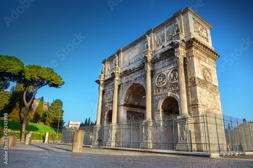 Arch of Constantine is a triumphal arch in Rome, © jiduha