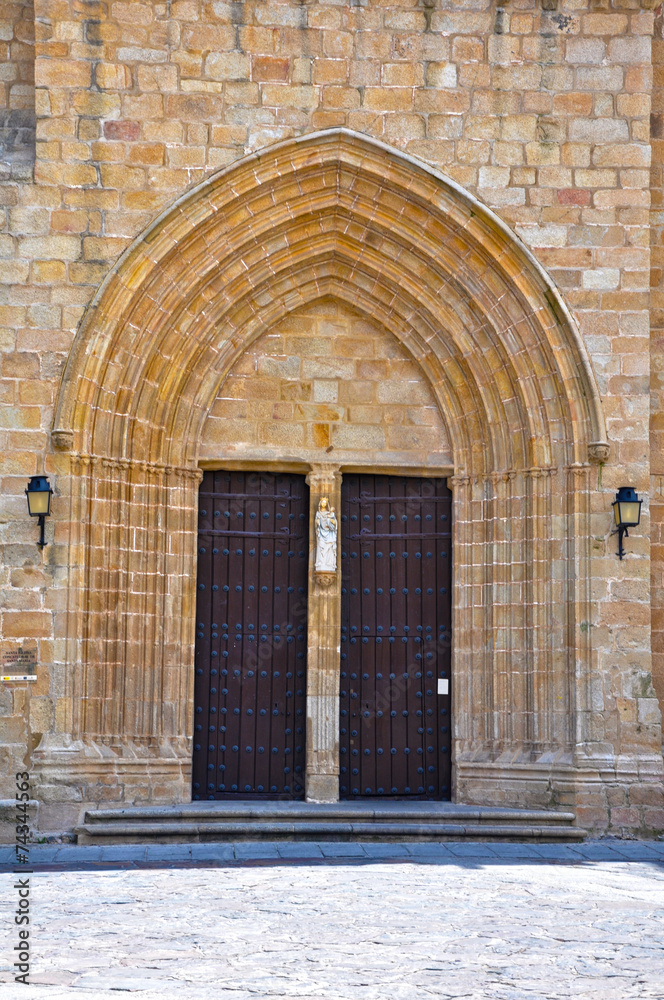 Concatedral de Cáceres, arquitectura gótica, España