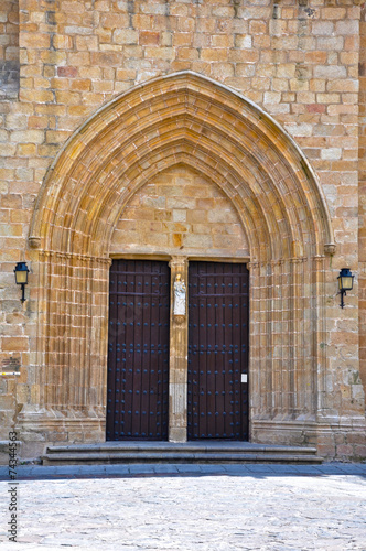 Concatedral de Cáceres, arquitectura gótica, España © luisfpizarro