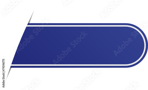 blue bookmark vektor illustration