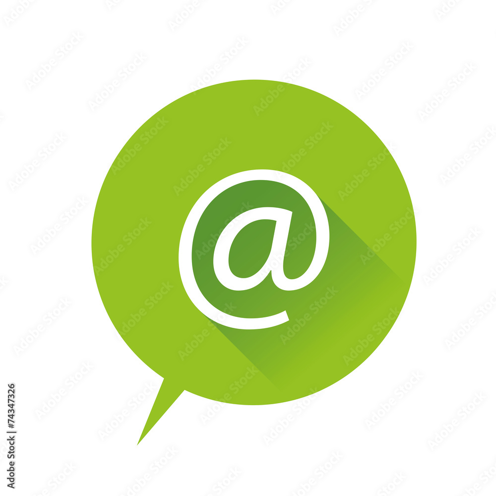 mail button - At icon vector isolated mail button - At icon vector isolated