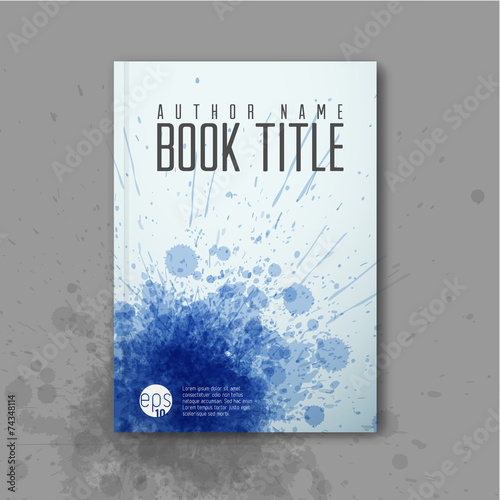 Modern Vector abstractbook cover template