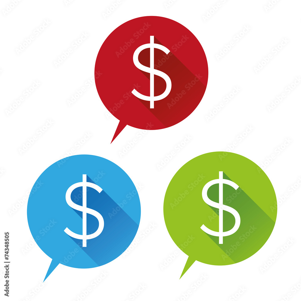 Money vector icon - US dollar sign Money vector icon - US dollar sign